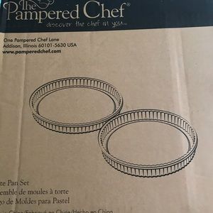 Pampered Chef torte pan set #1706 new